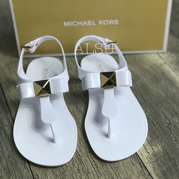 Michael Kors Aliza Jelly PVC Optic White W AUTHENT - Picture 6 of 7